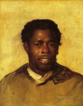  cabeza Arte - Cabeza de un retrato colonial negro de Nueva Inglaterra John Singleton Copley